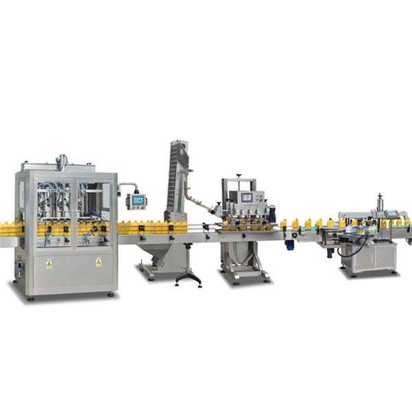 Automatische bottelapparatuur voor lineaire olijfolie