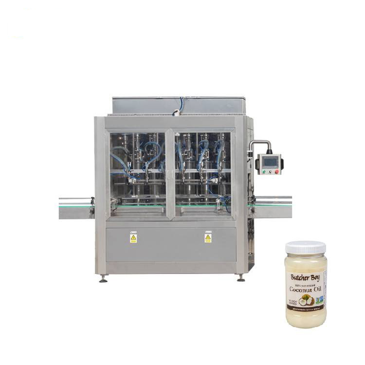 PLC-besturing 8 jets glazen jampot vulmachine