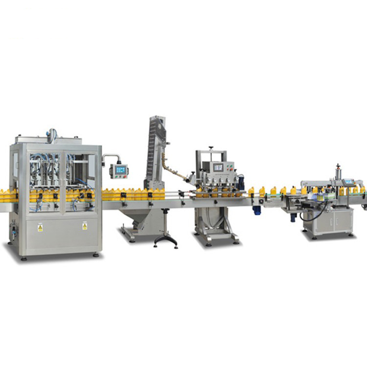 honing fles vullen en aftopping machine